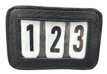 Cavalier Bridle Number Holder –  3 Digit Large